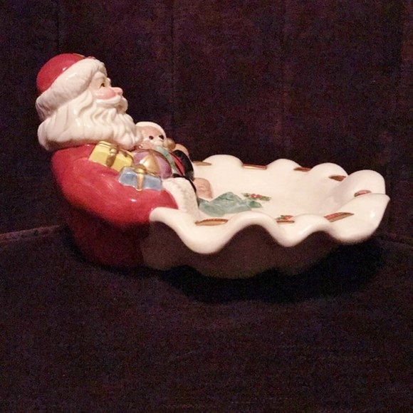 LAST DAY! Final Price- FITZ & FLOYD Vintage Toyland Potpourri/Candy Dish - Picture 4 of 7